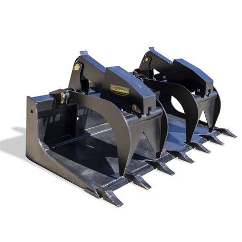 grapple bucket for a skid steer|skid steer grapple bucket attachment.